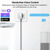 Enlace WiFi Inteligente Con Monitoreo De Energía Plugged Smart Timing Control De Voz Compatible Con Alexa Google Home Yandex Маруся - details 0