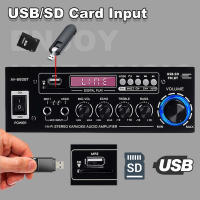 Amplificador Digital HIFI 300W+300W Para Coche Y Hogar Estéreo 2 Canales Con Pantalla De Audio Amplificador De Potencia De Aluminio Negro - details 5