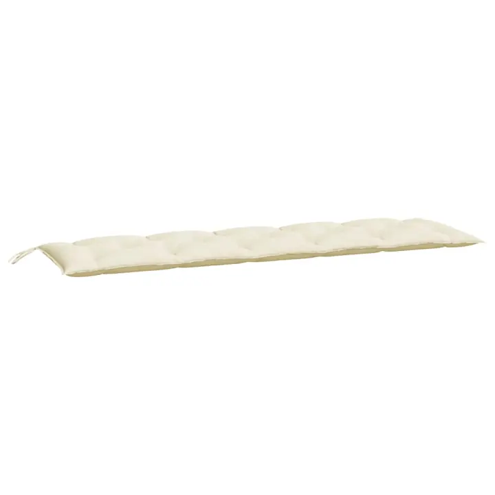 vidaXL Cojín de banco de jardín tela Oxford 180x50x7 cm Color Blanco crema,  Beige,  Azul claro y mas Cojín Decorativo de Asiento Cojines de muebles de salon - 1