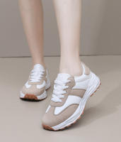 Zapatillas De Correr Para Mujer Casual Ligero Con Suela Gruesa Y Plataforma Zapatillas De Caminar Con Cordones PU Transpirables Talla Verdadera Para Adultos - details 3