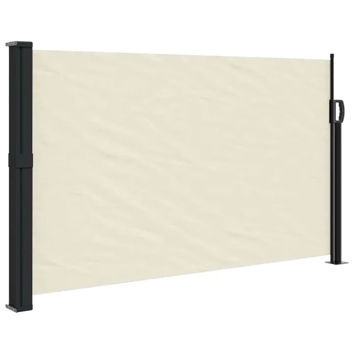 Toldo lateral retrácthil crema 120x500 cm - 1