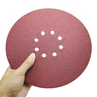Discos De Arena De 225mm 9 Pulgadas 8 Agujeros Para Madera Y Metal Herramienta De Pulido Y Moldeo De Grano 40-2000 - details 2