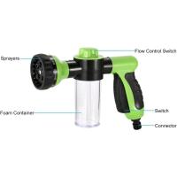 Boquilla multifuncional para manguera de jardín, pulverizador de espuma de alta presión, pistola de agua para lavar autos, regar plantas y bañar mascotas. - details 0