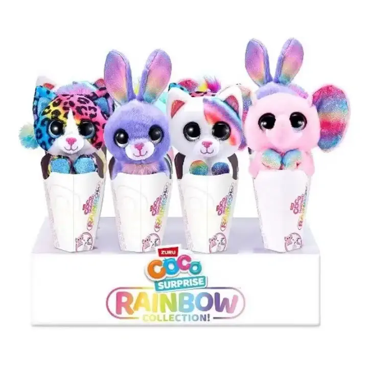 Peluche Coco Surprise Rainbow con figura sopresa 9631S ZURU modelos surtidos - 1