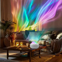 Lámpara Proyectora De Cielo Estrellado Y Aurora Nórdica LED Luz De Ambiente Para Decoración De Habitaciones Y Fiestas Regalos - details 5