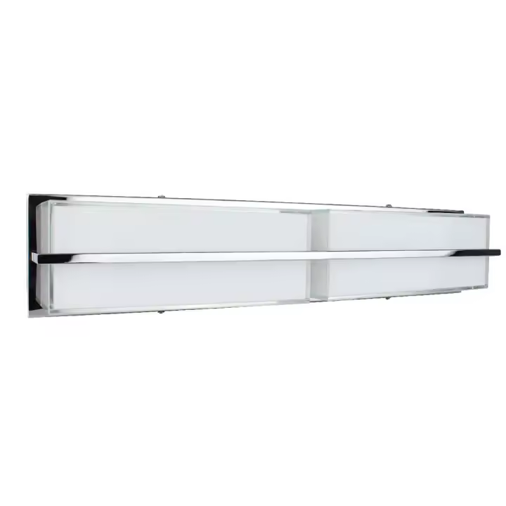 Lámpara de Decoración Sally, Metal, Blanco, 60x8x12 cm - 1