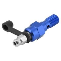 Tornillo de Purga de Pivot, 1,0mm, cilindro maestro de freno de motocicleta, tornillo de Purga de caliper, Banjo Pin + tapa antipolvo (1 Pieza), (Azul) - details 3