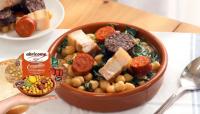 Marca Abricome - Cazuela potaje de garbanzos 380g, incluye cazuela de barro, platos listos para comer - details 1