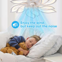 6 velocidades  moderno 6 cuchillas LED 60W piso bajo DC Motor 65CM ventiladores de techo con Control remoto ventilador de techo Simple con luz ventilador para el hogar 220V - details 5