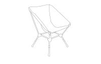 Silla De Viaje Ultraligera Mountainhiker Para Acampar Y Pescar En La Playa Plegable Con Almacenamiento Para Picnic Y Senderismo Lunar 1.2KG - details 8