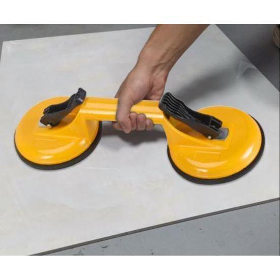 Ventosa doble para azulejos, el hogar Gran succión, agarre estable resistente, Mango antideslizante, 11.5cm de diametro Max 60KG