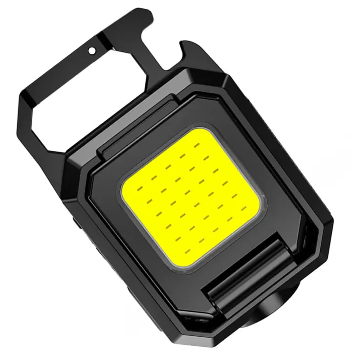 Luz De Cadena XPE 1000LM COB LEDLinterna De Bolsillo Recargable 800mAh Tipo-C Impermeable IPX4 Para Camping Y Senderismo Al Aire Libre - 1