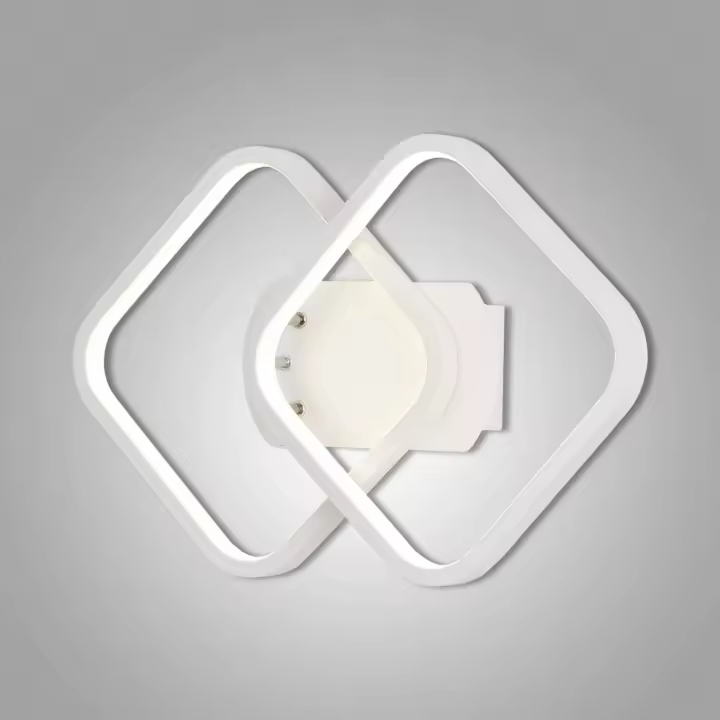 LÚZETE Aplique de Pared LED Melchor 24W 4000K - Diseño Original - Ahorrativo y Duradero - 1