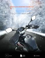 Cubierta De Manillar Para Motocicleta En Invierno Impermeable Y Resistente Al Viento Caliente Y Seguro Para Conducción En Clima Nieve - details 0