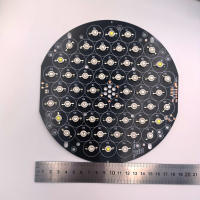 Lámpara De Escenario Reparación Piezas Coloridas 54x3w RGBW 54 LED Funda De Aluminio Handkerchieflamp Placa LED Incluida Fuente De Alimentación DC - details 4