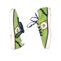 ARO_ ZAPATILLAS PICADA DELTA EN PIEL SERRAJE VERDE, CON CORDONES ELASTICOS - details 2