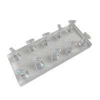 Soporte Para Arte De Uñas Práctica De Doble Filo De Acrílico Oro Y Plata Magnético De Aleación De Metal Herramienta De Manicura Accesorios De Uñas Para Salon - details 5