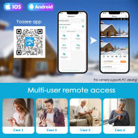 Cámara De Seguridad IP WIFI Para El Hogar 12MP Tríptico Lente 10x Zoom Vídeo HD Vigilancia CCTV Exterior Cámara De Seguridad Inalámbrica Yoosee - details 14