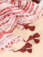 Bufanda De Pashmina Suave Estampada Con Borlas Florales Daisy Para Mujer Moda Elegante Abrigo Versátil Para Todas Las Estaciones - details 15