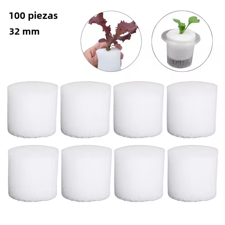 100PCS Jarrones De Cultivo Sin Tierra Con Esponja Para Plantas Herramientas De Jardinería Accesorios Para Vegetales Y Flores - 1