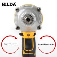 Llave De Impacto Eléctrica HILDA Sin Cable Motor De Alta Velocidad Versátil Con Boquilla De 1/2 Para Batería Makita Herramienta De Reparación Doméstica - details 4
