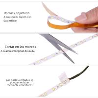 Tira De Iluminación LED Flexible 50cm 1M 2M 3M 4M 5M Con Batería 3AA SMD2835 Luz Blanca/Cálida Para Decoración De Paredes Y Armarios - details 4