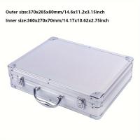 Caja De Herramientas Portátil De Aluminio Con Espuma Resistente a Impactos Caja De Almacenamiento Para Equipamiento De Seguridad Y Instrumentos - details 8