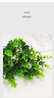 1PC Eucalipto Artificial Con 7 Ramas Decoración De Interiores Para Restaurante Y Jardín Arreglo Floral De Hojas De Eucalipto Para Exhibición Y Decoración - details 7