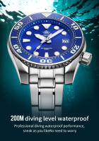Reloj Mecánico Para Hombre ADDIESDIVE Con Movimiento NH35 Acero Inoxidable 20ATM Resistente Al Agua Cristal De Zafiro Lujo Estilo Casual - details 3