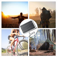 Panel Solar Pequeño 5W 5V Con USB DIY De Silicio Monocrómico Impermeable Para Camping Poder Portátil Panel Solar - details 4