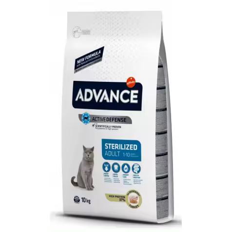 Advance Gatos Esterilizados 10 Kg - 1