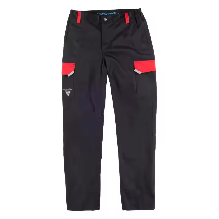 Workteam Pantalón de trabajo hombre de tejido elástico y multibolsillos - 1