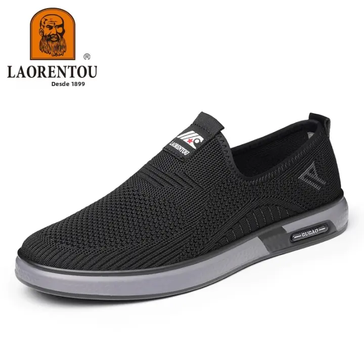 Zapatos De Deporte Casuales Para Hombre LAORENTOU Transpirables De Malla Ligeros Con Suela Suave Antideslizantes Para Running Al Aire Libre - 1