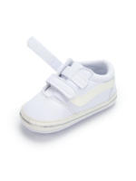 Zapatillas De Lona Para Bebé Niño Y Niña Antideslizantes Suaves Primera Caminata Clásicas Estilo Casuales Con Rayas Para Todas Las Estaciones - details 7
