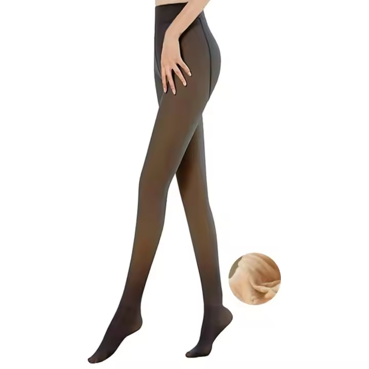 HOGARISIMO Medias Panty  Térmicas Semitranslúcido para Mujer de buena calidad y tiene forro dentro Talla unica - 1