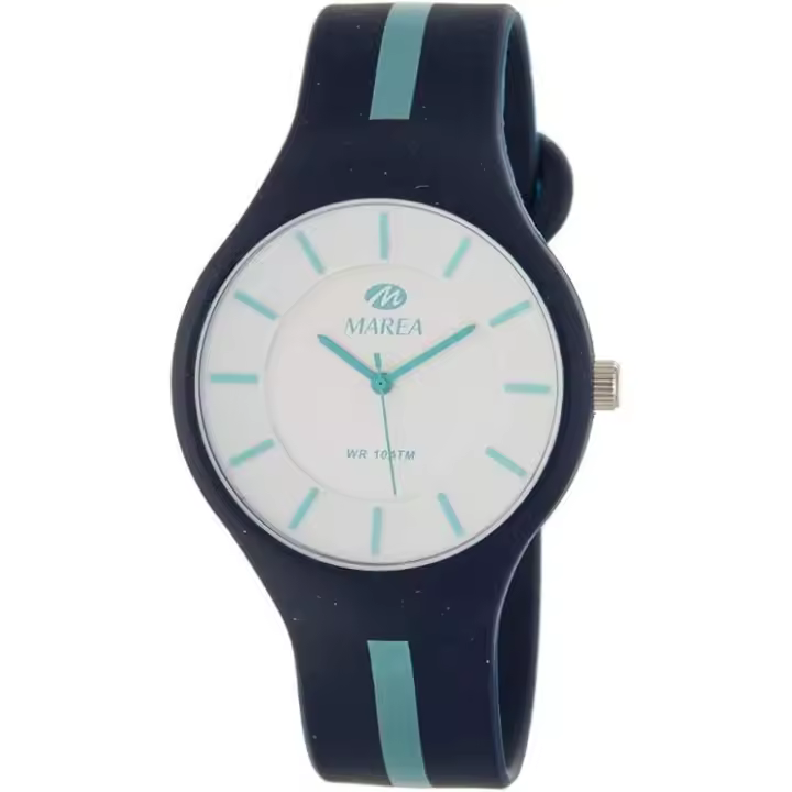 Reloj Marea Hombre B35324/13 Wave Azul | De Silicona 100m Resistente Al Agua - 1