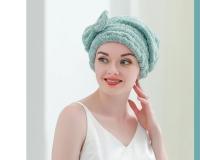 Toalla De Bambú Para Secado Rápido De Pelo Con Lazo Turban De Ducha Para Mujeres Absorbente Anti Encarcelamiento Microfibra - details 0