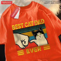 Mejor Papá Gato Camiseta De Algodón Transpirable Para Hombre Y Mujer Estilo Minimalista Normcore Camisetas De Verano Para Parejas - details 12