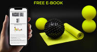 KALAHARI Bolas de Masaje KIT, 4 en 1 más Ebook Ejercicios en Español - Bola Doble, Con Pinchos, de Lacrosse, Banda Elástica y Bolsa-therapy de Trigger Point y Pelotas Automasaje muscular Miofascial - details 1