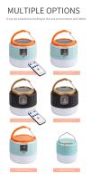 Lámpara De Camping LED De Alta Potencia Recargable Por USBLinterna Portátil Para Exterior Y EmergenciasIdeal Para BBQ Senderismo Y Fiestas Al Aire Libre - details 2