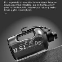 Botella Deportiva De Agua De 1.7L/2.7L Para Gimnasio Ciclismo Camping Fitness Portátil Gran Capacidad Kettle Para Hombres - details 4