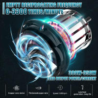 3200 RPM Sierra Eléctrica Sin Escobillas de 18V, Sierra Eléctrica para Madera, Metal, PVC, Materiales de Tubería, Corte con 4 Uds. De Hojas de Sierra para Batería Makita de 18V 350W Motor Sin Escobillas 28mm Carrera, Cambio Rápido Sin Herramientas - details 1