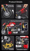 Bloques De Construcción De Motocicleta Técnica De Ciudad 981Pcs Modelo De Coche Supercar Rápido Para Niños Juguete De Bloques MOC Regalo Para Adolescentes Y Adultos - details 1