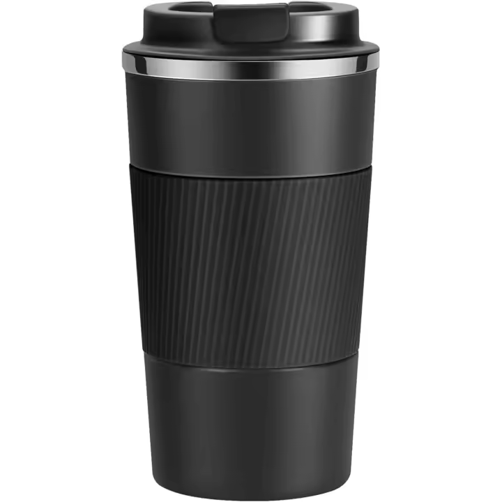 Taza de café de acero inoxidable reutilizable portátil gratis r - 1