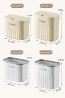 Cesta De Basura Colgante Para Cocina Con Portapeces Y Tapa Caja De Reciclaje Ecológica Montada En La Pared Accesorios Para Cocina Y Baño 8.5/12L - details 16