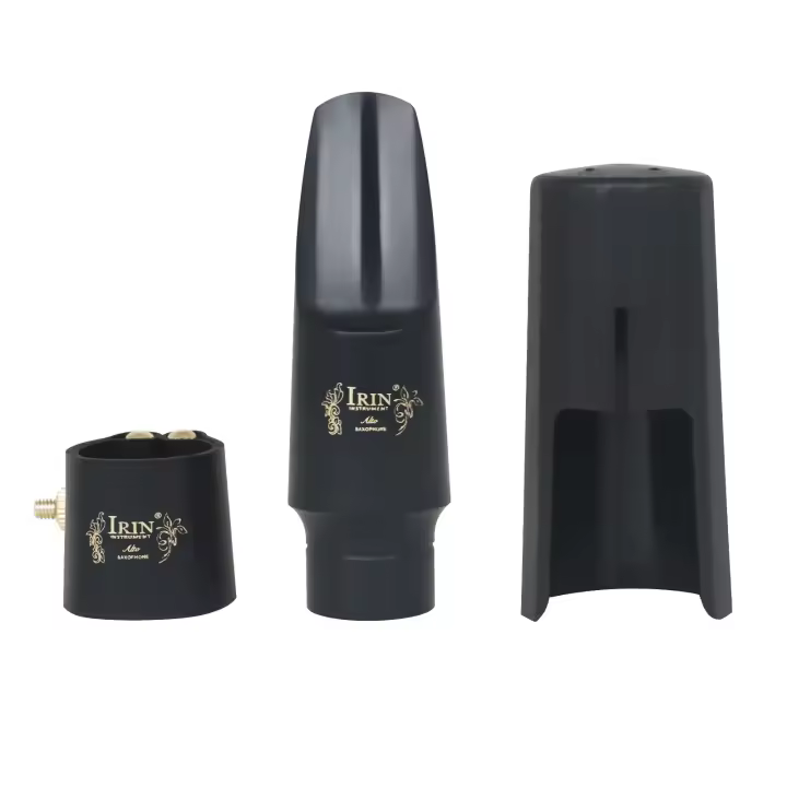 IRIN Boquilla De Saxofón Alto Con Clip De Arracimador Y Tapa Pieza De Instrumento De Viento Accesorios Musicales - 1