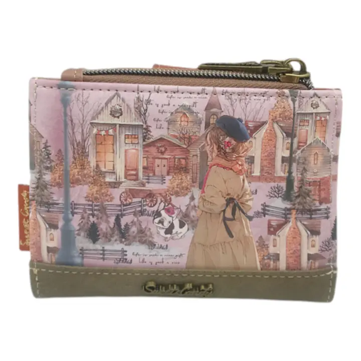 Monedero Mujer SWEET CANDY C-300 (12.8 × 10 × 3 cm) – Diseño Juvenil en Colores Vibrantes  Compacto, Elegante y Práctico  Ideal para Tarjetas, Billetes y Monedas - 1