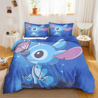 Juego De Sábanas Lilo Y Stitch 3pcs 100% Poliéster Sin Relleno Para Niños Y Niñas Diseño De Stitch Cama De Poliéster - details 21
