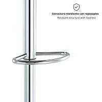 LUTODY - Silla bar, Uso interior, Taburete moderna alta elevación, Asiento de polipiel cuero sintético, Estructura metálica metal de acero, Palanca para subir bajar de asiento, Resistente y fácil de limpiar, Giratoria 360º, Para hogar casa escritorio desp - details 3