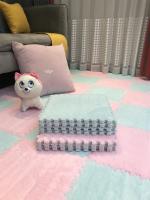 Alfombra De Juego Para Bebés De Peluche Suave Interlocking Para Invierno Alfombra De Esponja Para Habitación Y Sala De Estar De Niños Tamaño 30x30cm - details 8